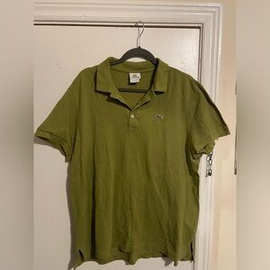 Men’s Green Lacoste Polo Shirt size XXL